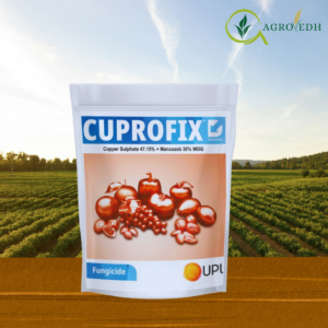 Cuprofix Fungicide with Copper Sulphate 47.15% and Mancozeb 30% WDG for blight and downy mildew control