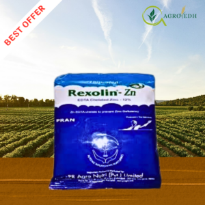 Rexolin zn Zinc EDTA 12 percent chelated micronutrient fertilizer for correcting zinc deficiency in crops