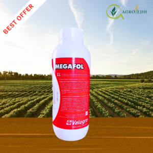Valagro Megafol amino acid 44 percent seaweed extract 10 percent plant growth biostimulant bottle
